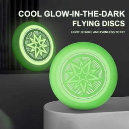 LED Toys Luminous Flying Discs Safe Soft Kids can be circular parents and children playing kindergarten hand thrown flying stick toys outdoor