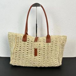 Beach Bag Designer Handbag Black Woven Bag Lafitee grasss Womens Tote Luxury Purses Lady Summer Shoulder Bags New Models Large Capacity Seaside Vacation Bags