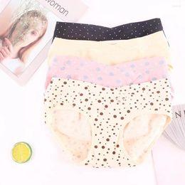 Women's Panties Elastic Fashion Intimates Clothes Dots Cotton Lingerie Low Waist Briefs Underwear Maternity