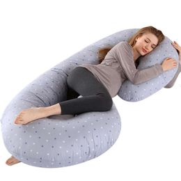 Pregnancy Pillows Sleeping Support For Pregnant Women C-shape Full Body Pillow With Removable Cover L2405