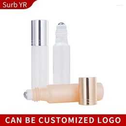 Storage Bottles 100 Pieces/Lot 10ml Style Sell Portable Light-Proof Shining Pearl Spray Roll On Bottle