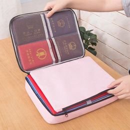 Storage Bags Folder Multifunctional Business Organizer Document Capacity Large Travel Waterproof Home File Ticket Office School Holder