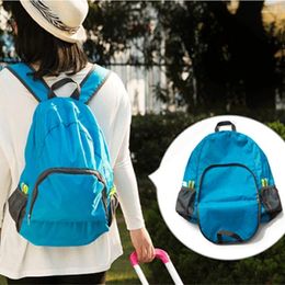 Storage Bags 15L Lightweight Portable Foldable Backpack Waterproof Folding Bag Ultralight Outdoor Pack For Women Men Travel Hiking