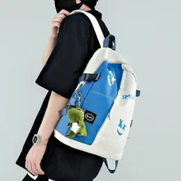 Backpack Schoolbag Male Student 2024 Korean Casual Large-capacity Female College