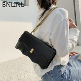 Shoulder Bags 2024 Luxury Design Women Handbags And Purses Fashion Leather Chain