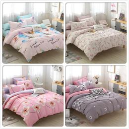 Bedding Sets 2024 Duvet Cover Pillowcase 3pcs Set Adult Kids Soft Cotton Bed Linens Quilt Comforter Pillow Case 180x220 200x230cm