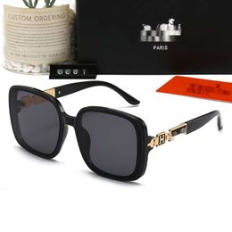 Letter H Sunglasses Trend Designer High-End H Love Home Men And Women's Sunglasses Louiseviution Sunglassesfashionable Trend Leisure Lvse Sunglasses Retro 247