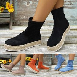 Walking Shoes Leather Boots For Women Mid Calf With Heel Boot Socks Wide Womens 11