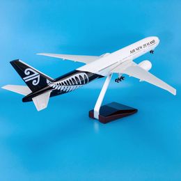 Material 1:157 47cm With Wheels Aeroplane Aircrafts Boeing B777-300er Air New Zealand Plane Model