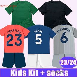 23 24 PATTERSON KEANE Kids Kit Soccer Jerseys MCNEIL TARKOWSKI YOUNG ONANA DOUCOUR CAERT-LEWIN HARRISON Home Away 3rd GK Football Shirts