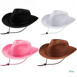 Berets Dropship Cowboy Sun Hat For Kids Cowgirl Family Gathering Pretend Play