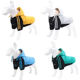 Dog Apparel Autumn Winter Coat Warm Pullover For Small Medium Dogs Puppy Pet Clothes Hooded Jacket Accessories