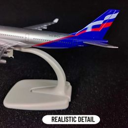Aircraft Modle Scale 1 250 Metal Aviation Replica 20cm Aeroflot A330 Aircraft Model Aeroplane Minuture Children Gift Kids Fit Toys for Boy S24520