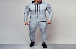 FashionMen Sportswear Hoodies Pants Set Spring Track Suit Clothes Casual Tracksuit Men Sweatshirts Coats Male Joggers Streetwear 2018897