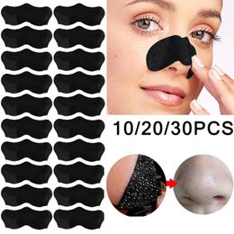 Nose Blackhead Remover Mask Deep Cleansing Shrink Pore Acne Treatment Mask Skin Care Nose Black Dots Pore Strips 102030PCS 240515