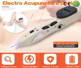 LCD Electronic Handheld Acupointure Pen TENS Point Detector With Digital Display Electro Acupuncture Point Muscle Stimulator Devic4679734