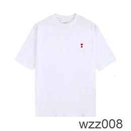 Designer's seasonal new American hot selling summer T-shirt for men's daily casual letter printed pure cotton topF5CP