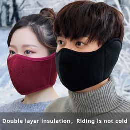 Bandanas Outdoor Thermal Mask Autumn And Winter Cycling Windproof Cold Ear Protection 2-in-1 Breathable