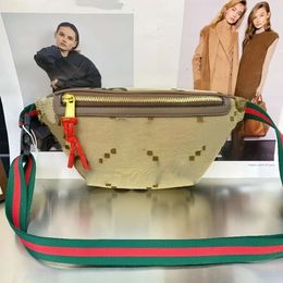 Designer Bag Classic Waist Pack Red Green Webbing Belt Adjustable Length Capacity Super Light Weight Factory Promotion