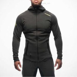 Mens Hoodies Sweatshirts Mens Bodybuilding Gym Workout Shirts Hooded Sport Suits Tracksuit Men Chandal Hombre Wear Animal