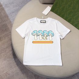 2024 Summer Baby Kids T-shirt Cotton Luxury Design Cute Print Shirt Boy Girl Clothes Short Sleeve Children Casual Tops Tees