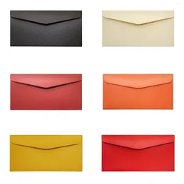 Gift Wrap Multicolor Supplies High-grade Business Invitation Envelopes 50pcs/lot For Pearlescent Envelope 22x11cm Stationery Wedding Paper