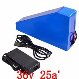 Batteries Bag Triangle Style 36V 25Ah Lithium Ion Battery For Bafang 750W 1000W Electric Bicycle Potencia Bicicleta With 30A Bms Dro Dh4Oa