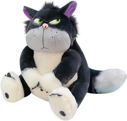 Stuffed Plush Animals Angry Cat Plush Toy Cute Cat Little Cat Filling Animal Soft Kawaii Anime Plush Evil Cat Plush Childrens Birthday Christmas d240520