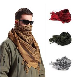 Unisex Muslim Hijab Army Military Tactical Scarves Men Thin Palestine Arab Scarf Windproof Camping Desert Hiking Plaid Shawl7489110