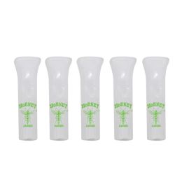 Glass Reusable Filter Tips For Tobacco Smoke Shop Dry Herb Rolling Flat Round Head mixed color 36mm Length Cigarette Mouth Tips