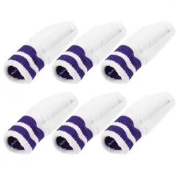 Dog Apparel 6 Pcs Pet Cleaning Finger Cots Kitten Toothbrush And Paste Wipes Puppy Cat For Small Dogs Nylon