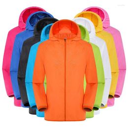 Women's Jackets Casual Quick Dry Skin Jacket Women Summer Anti UV Ultra-Light Breathable Windbreaker Waterproof Hooded Coat Female Thin