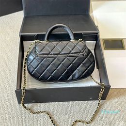 Womens Luxury Handbag Designer Vintage Lambskin Leather Designer Women Flap Bag Leather Handle Luxury Wallet Bag Diamond Lattice