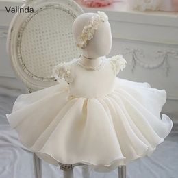 Toddler Girl Dresses 1st Year Birthday Party Christening Baptism Formal Pgeant Gowns 240425