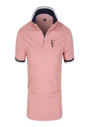 Brand Roger Federer Men039s Polo Shirt F Letter Print Golf Baseball Tennis Sports Polo Top TShirt 2207163756938