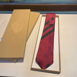 Neck Ties Mens luxury necktie damier quilted ties plaid designer tie silk tie with box black blue white Men Neck Ties