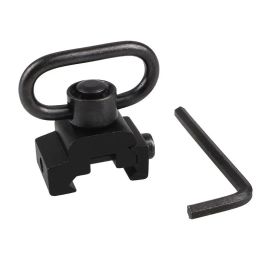 Heavy Duty Quick Release Detach Push Button Sling Swivel Adapter Set Picatinny Rail Mount Base 20mm Connecting Sling Ring s5.20