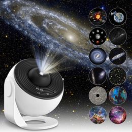 Lamps Shades 13 in 1 Star Night Lights Projector Galaxy Projector 360 Rotate Planetarium Starry Sky Projector for Kids Bedroom Home Decor Y240520BOK8