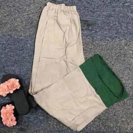 Women's Pants Wear Resistant Breathable Vintage Ninth Length Casual Retro Bloomers Female Clothing