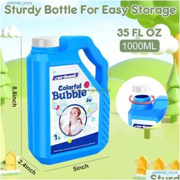 Areia Play Water Fun Concentrated Bubble Solution Reabills 1L/ 2,5 galões para o KidsConcentrate Hinebubble Gands Gands Drop Delivery Toys GI DHAG9