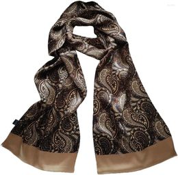 Scarves Men Silk 100 12 Mommes Double Layer Thick Neckwear Wrap Casual Formal Business 175x26cm