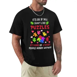 Men's Tank Tops Jigsaw Puzzle Puzzles T-Shirt Blouse Heavyweights Plain White T Shirts Men