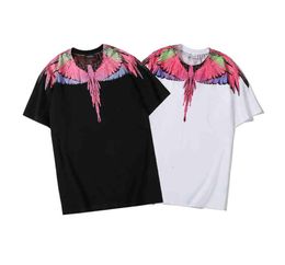 Marcelo Tee Shirts Burlon 20ss hip hop high street fashion tie dyed feather water drop wings pure cotton short sleeve Tshirt for 6128169