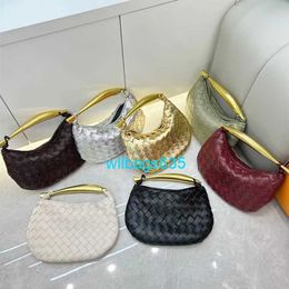 Totes Botte Venets Shoulder Bags Small Design New Woven Bag Sardine Bag Handbag Dumpling Bag Tide Casual Versatile Handbag Real Leather Bag with logo WLMO