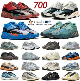 Designer Casual Shoes Men Women 700 V3 Sneakers Azael Aah Fade Salt Inertia Solid Grey Hi-res Red Blue Vanta Mauve Mens Trainers Outdoor Sports Hiking shoe