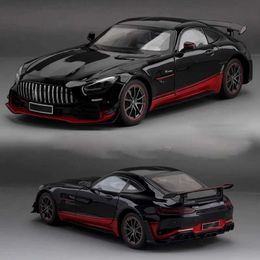 Diecast Model Cars Large 1 18 Mercedes Benz GTR Model Car Toy Gifts Car Miniature For Boys Children Diecast Vehicle Sound Light Collectable Hobby Y240520UDX9