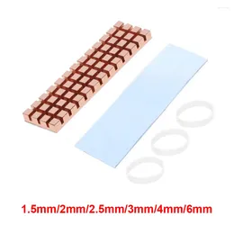 Computer Coolings PC Notebook SSD Heat Sink For M.2 2280 PCI-E NVME With Thermal Pad Heatsink Cooler Copper Radiator Accessories