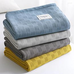 Blankets Japanese Pure Cotton Totowel Summer Thin Gauze Blanket Single Double Nap Cover Air-conditioned Small Quilt