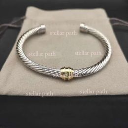 David Yurma Bracelet Luxury Bracelet Cable Bracelets DY Pulsera Designer Jewellery Women Men Silver Gold Pearl Head X Shaped Cuff Bracelet Jewelrys Christmas Gift 996