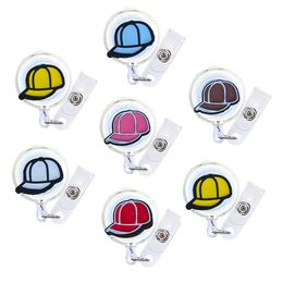 Other Labeling Tagging Supplies Hat Cartoon Badge Reel Retractable Nurse Id Card Nursing Name Tag Funny Reels For Nurses Cute Student Otxjk